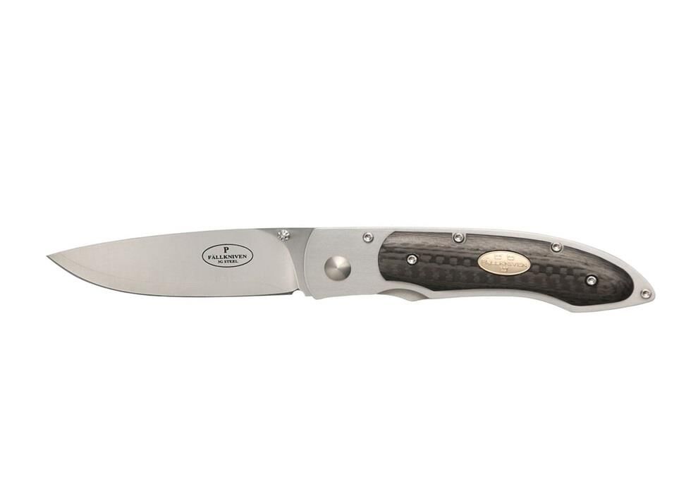 Fallkniven P3Gcfc Model P Folding Knife, carbon fiber Cordura Kılıflı Çakı