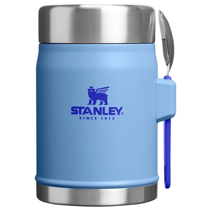 Stanley Klasik Paslanmaz Çelik Yemek Termosu Kaşıklı 0.40 Lt Gök Mavisi