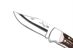 Bora 206 BPA Büyük Boy Geyik Boynuzu Saplı Çakı