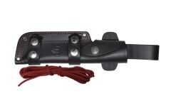 Cudeman 125-M JJSK2 Black Micarta Saplı Deri Kılıflı Bıçak