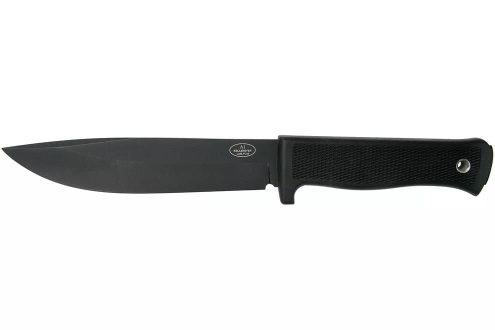 Fallkniven Army Survival Black Deri Kılıflı Bıçak
