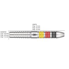 Target Gabriel Clemens % 80 Tungsten Çelik Uçlu Dart Oku