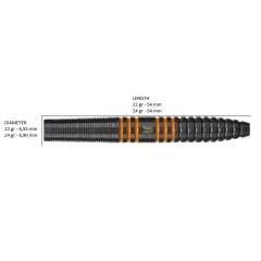 Target Raymond Van Barneveld % 80 Tungsten Çelik Uçlu Dart Oku