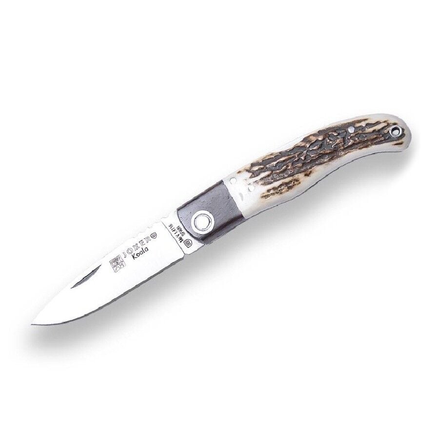 Joker NC125 Lock-Back Blackwood Bolster Geyik Boynuzu Çakı