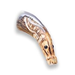 Joker NC141 Antler Hand Carved Handle Geyik Boynuz Çakı