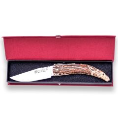 Joker NC141 Antler Hand Carved Handle Geyik Boynuz Çakı