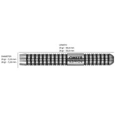 Target Phil Taylor Power 8 - Zero % 80 Tungsten Çelik Uçlu Dart Oku