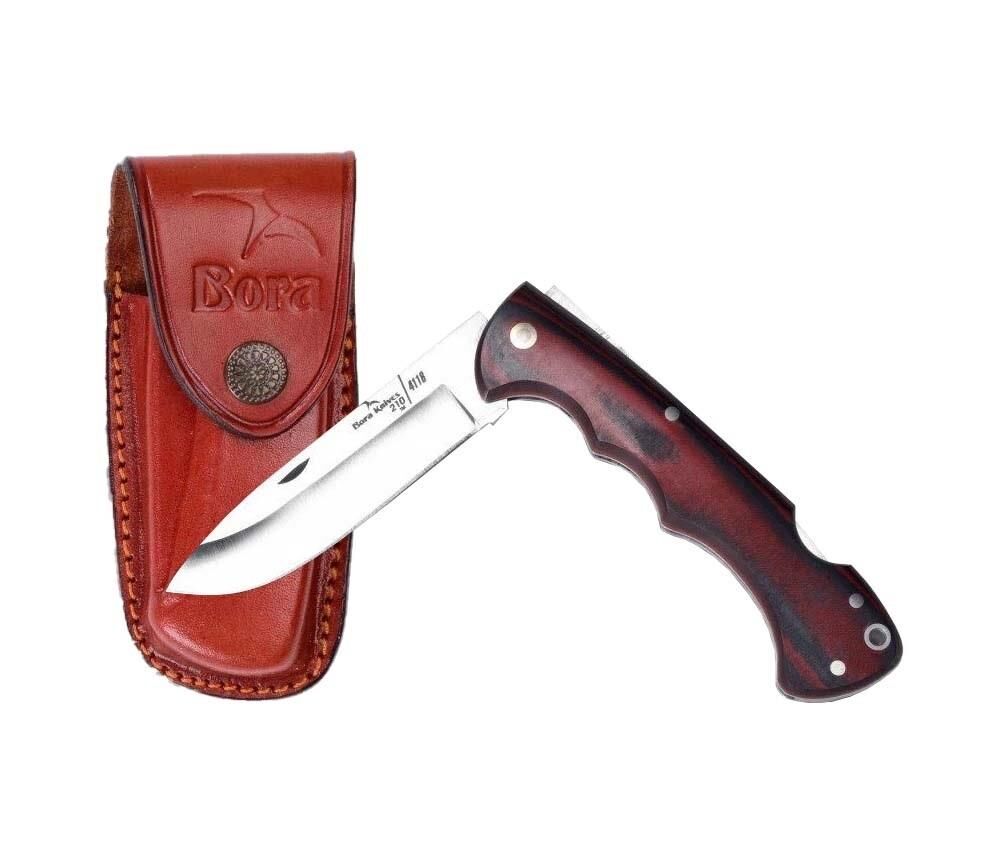 Bora 210 MB Ergonomik Yuvarlak Uçlu Mikarta Saplı Çakı