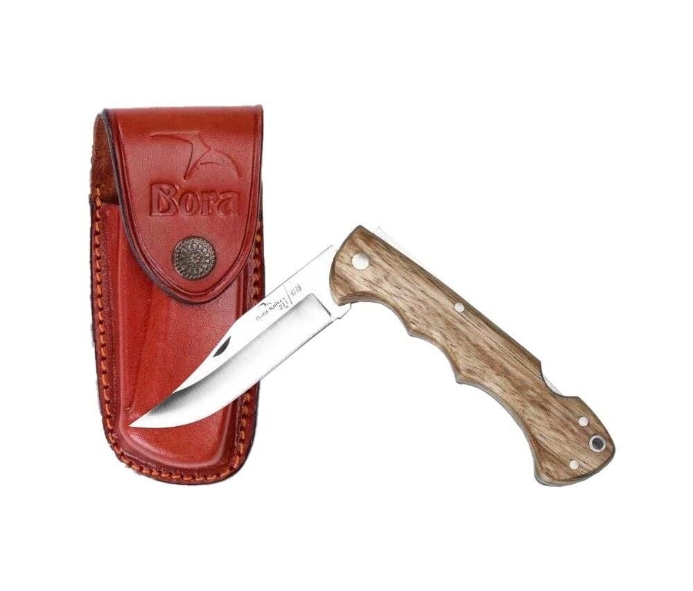 Bora 211 ZB Ergonomik Zeytin Ağacı Saplı Çakı