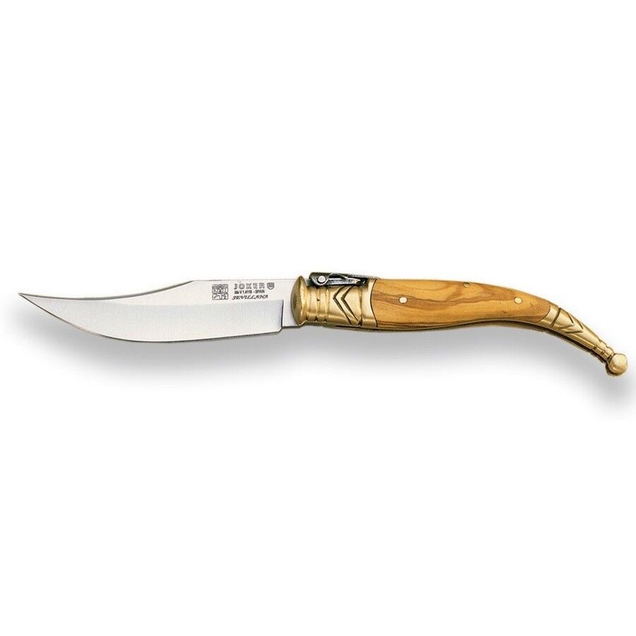 Joker NO01 Classical Spanish Sevillana Handle Blade Length 9cm Zeytin Ağacı Çakı
