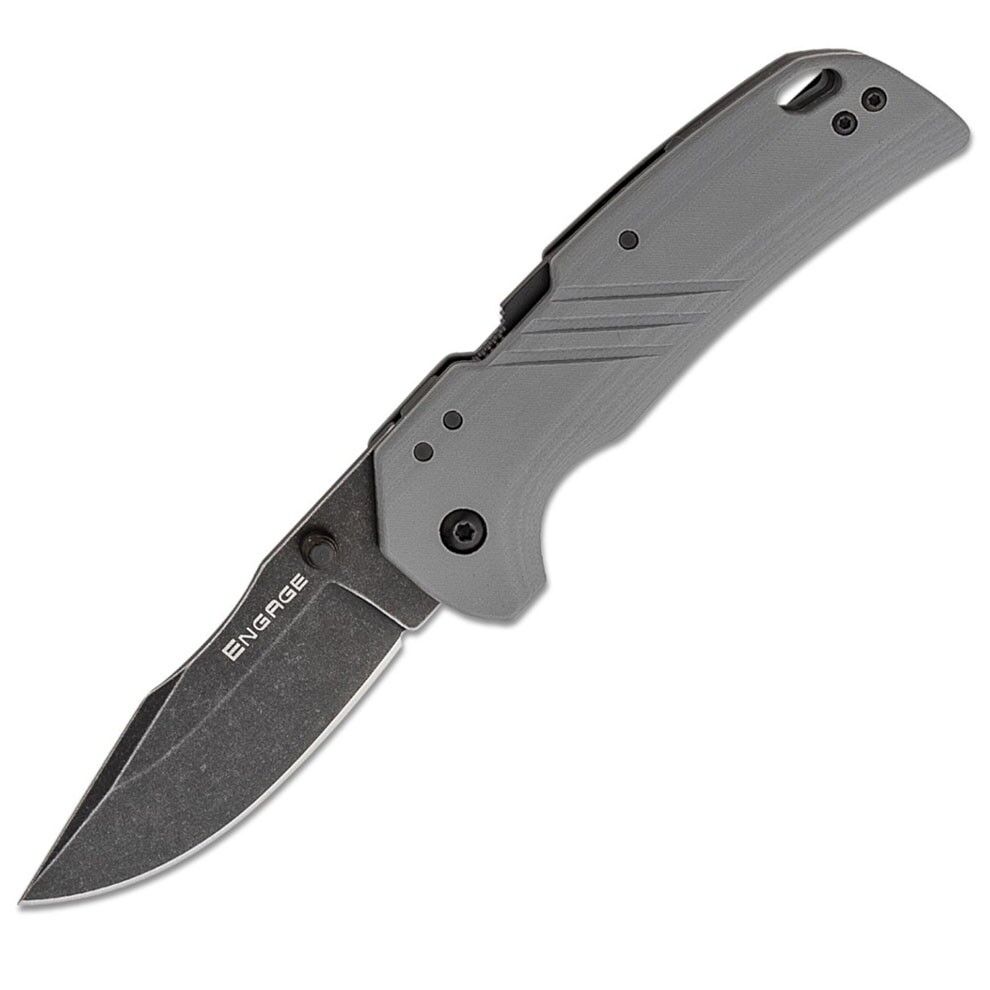 Cold Steel Engage Drop Point (AUS10A) Black/Gray Çakı