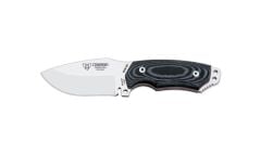 Cudeman 115-B Mini Boina Verde Black Micarta Spalı Deri Kılıflı Bıçak