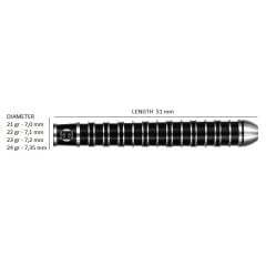 Harrows Supergrip Ultra %90 Tungsten Dart Oku