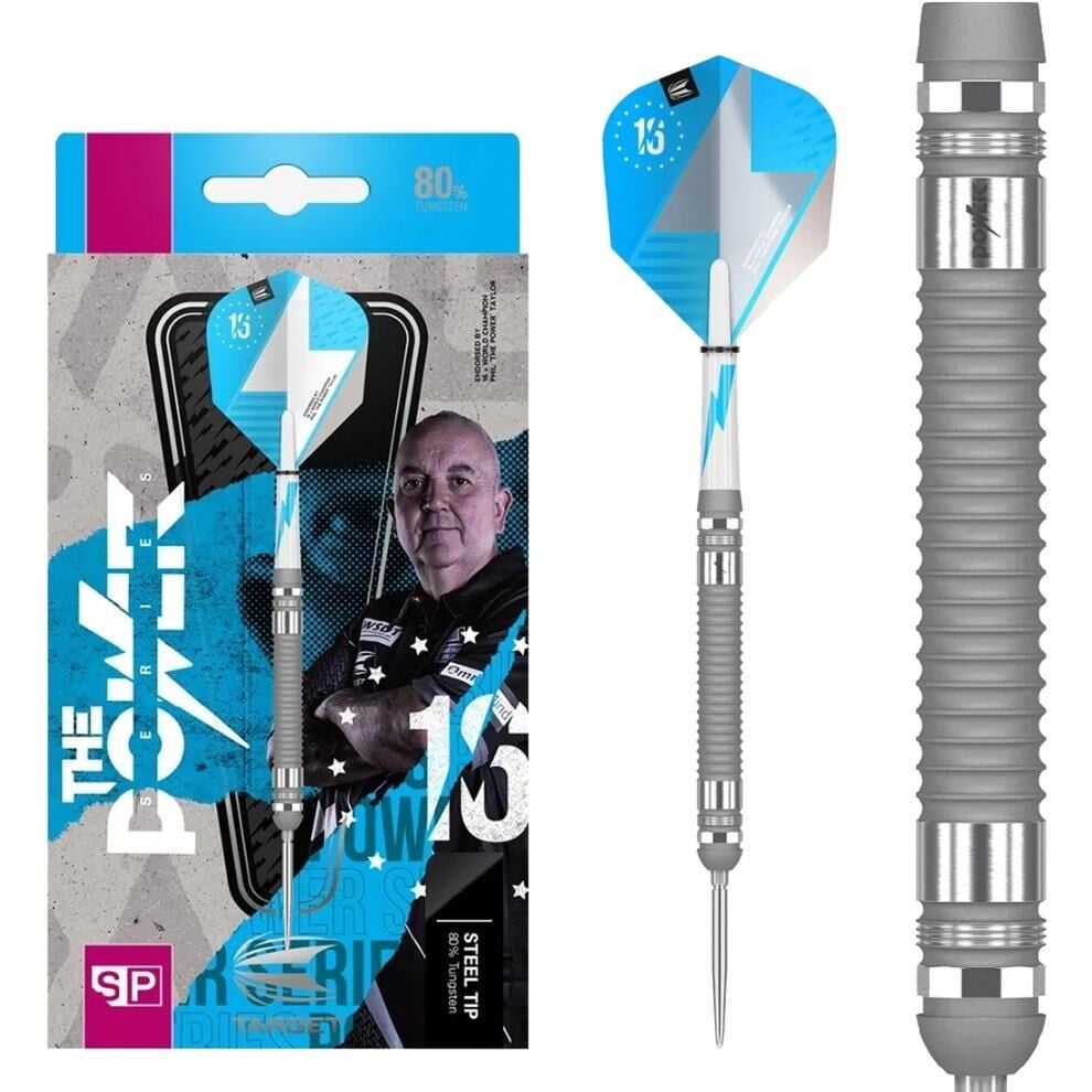 Target Phil Taylor Power Series Silver % 80 Tungsten SP Çelik Uçlu Dart Oku