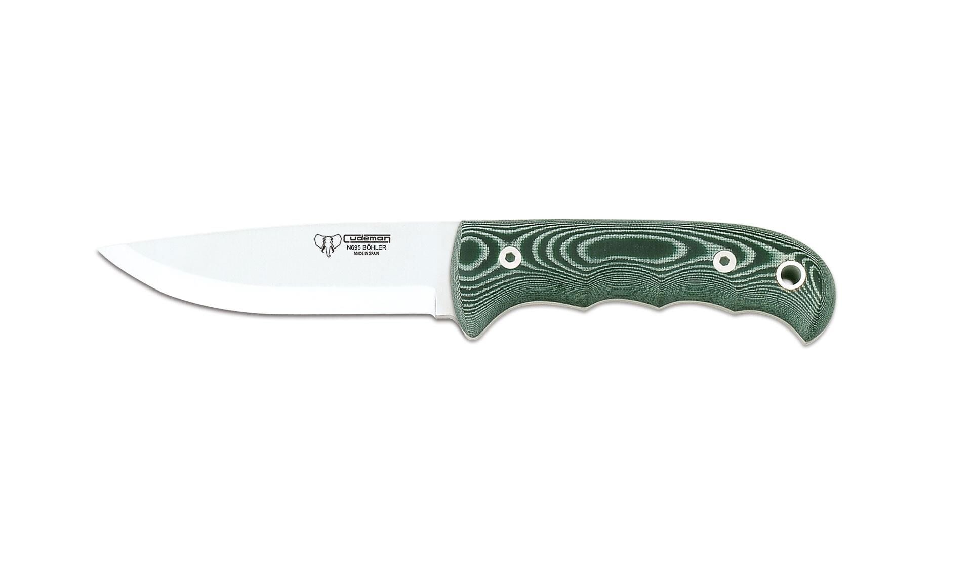 Cudeman 148-VC Bushcraft Mikarta Saplı Survival Kitli Deri Kılıflı Bıçak