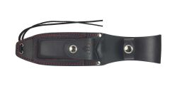 Cudeman 291-NC Boina Verde Cadete Black Micarta Saplı Deri Kılıflı Bıçak