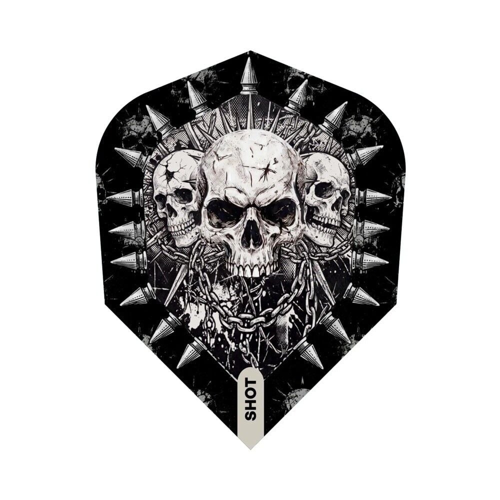 Shot Gnarly Skulls Dart Flight