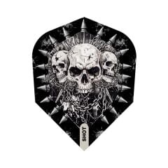 Shot Gnarly Skulls Dart Flight