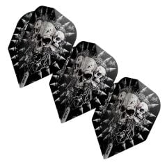 Shot Gnarly Skulls Dart Flight
